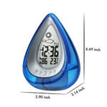 Water Operated Digital Clock Alarm Clock Time Date Temperature_3