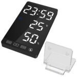 Multifunctional LED Makeup Mirror Digital Snooze Alarm Clock- USB Plugged-in_2