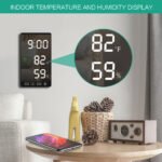 Multifunctional LED Makeup Mirror Digital Snooze Alarm Clock- USB Plugged-in_7