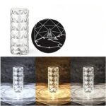 RGB Crystal Table Lamp with Remote Touch Control Crystal Lamp - USB Rechargeable_6