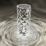 RGB Crystal Table Lamp with Remote Touch Control Crystal Lamp - USB Rechargeable_1