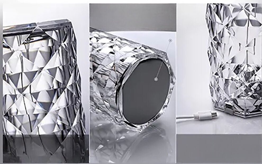 RGB Crystal Table Lamp with Remote Touch Control Crystal Lamp - USB Rechargeable_8