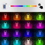RGB Crystal Table Lamp with Remote Touch Control Crystal Lamp - USB Rechargeable_9