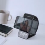 USB Interface Digital Alarm Clock BT Speaker and Wireless Charger_7