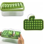 2 Layers One-Button Easy Release 64 pcs Ice Cube Tray_5
