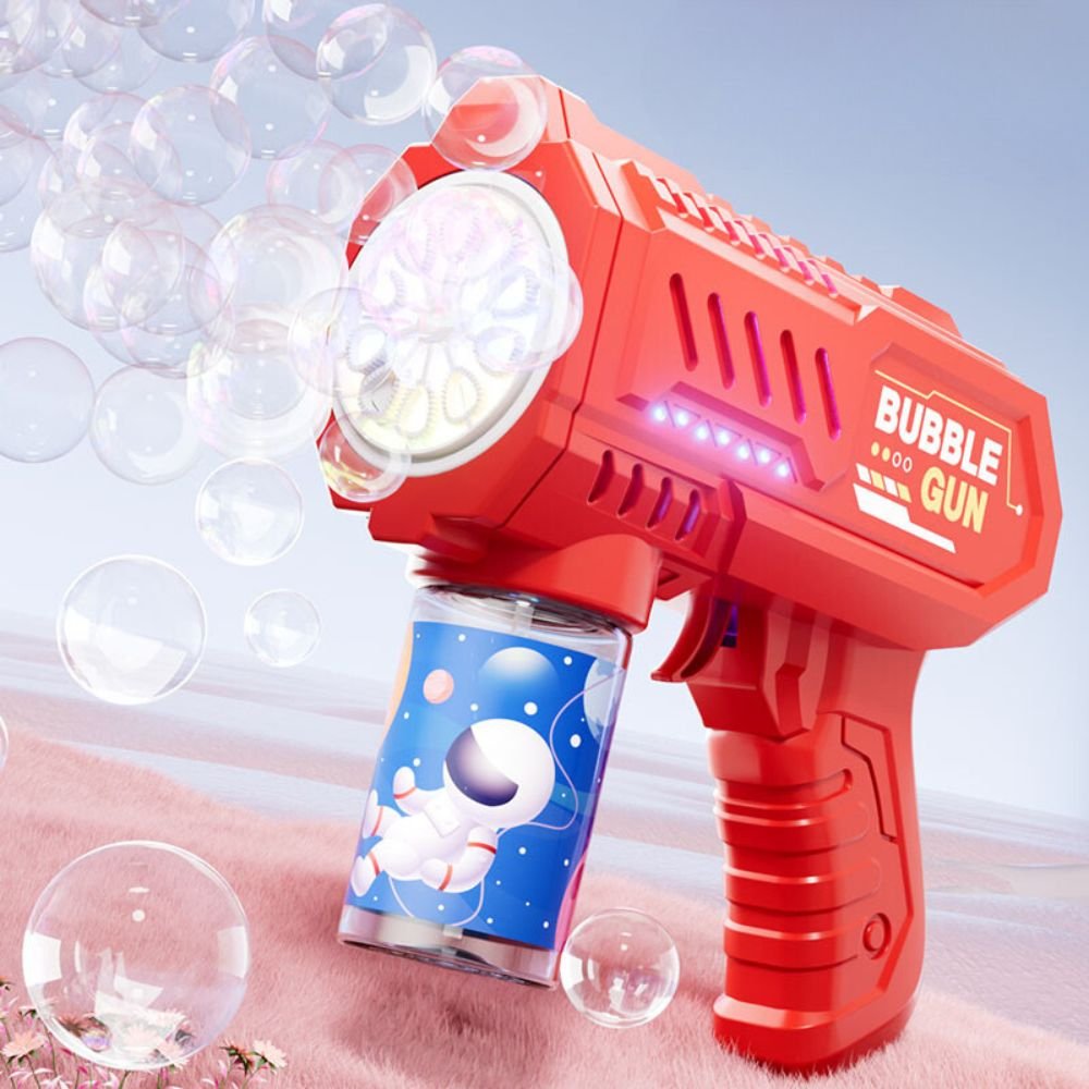 Kids Electric Bubble Gun with 10-Hole Handheld Design_2