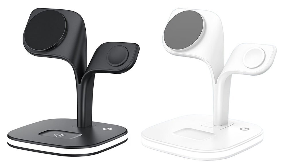 5 in1 Foldable Wireless Fast Charger Dock Station for Apple - Available in Black and White_1