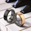 5ATM Waterproof Health Monitor Smart Ring with Charging Case_3